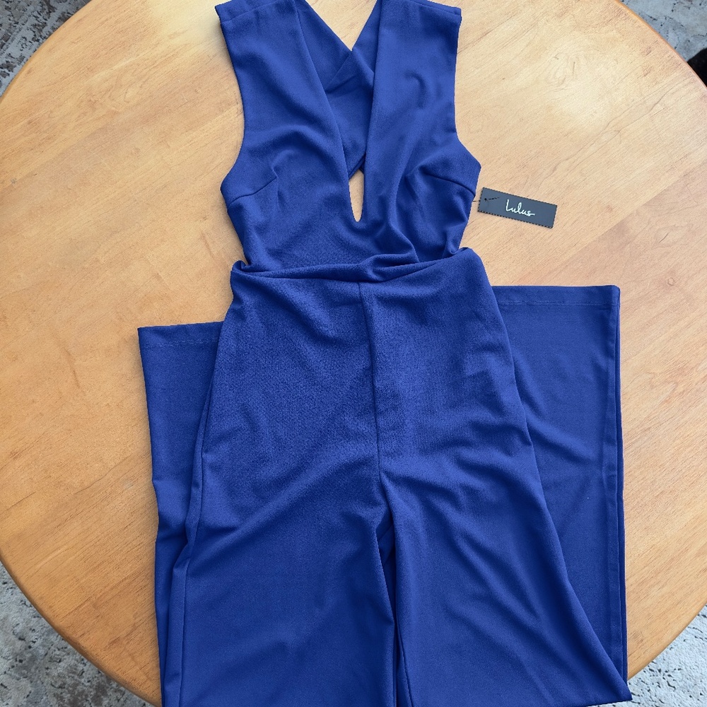 Lulu's Blue Jumpsuit